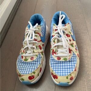 Nike Airmax Blue Cherry Print Sneakers